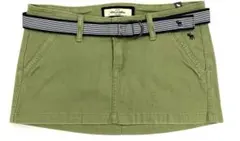 ヴィンテージ新品 abercrombie ベルト付きミニスカート ガールズ16のサムネイル
