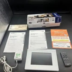 【動作確認済】SONYデジタルフォトフレームDPF-D720 クリスタルホワイトのサムネイル