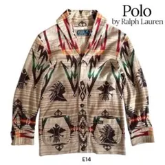 Ralph Lauren ネイティブ柄　ビンテージニットカーディガン M ラルフ Ralph Lauren ネイティブ柄 ビンテージニットカーディガン M ラルフ