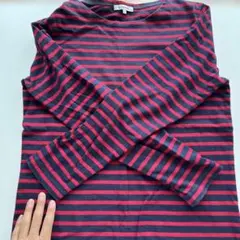 GLOBAL WORK ストライプ 長袖Tシャツ Lサイズ