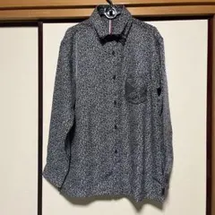 総柄 長袖シャツ ブラック系のサムネイル
