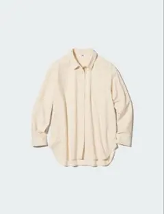 UNIQLO コーデュロイシャツ　オフホワイト