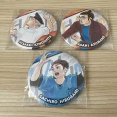 ハイキュー‼︎　コレクション缶バッジ　球－10周年Ver.－　3点セット