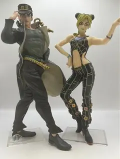 一番くじ　ジョジョの奇妙な冒険　空条承太郎　空条徐倫　フィギュア　マスターライズ