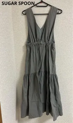 SUGAR SPOON☆Vネックティアードジャンスカ