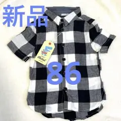 新品タグ付　Tシャツ　襟付きシャツ　半袖　80 86 子ども