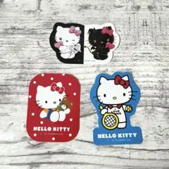 ハローキティ　ダイカットステッカー 3枚セット