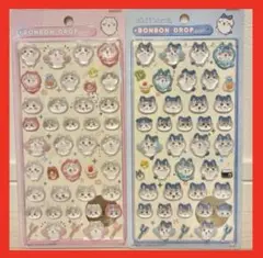 【2枚セット】ちいかわ　ハチワレ　ボンボンドロップシール　シール帳　交換