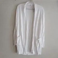 ユニクロ UNIQLO リネン ブレンド ストール カーディガン M