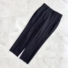 美品　theory luxe パンツ　麻　リネン　ダークネイビー　36