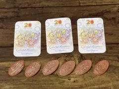 ダッフィー＆フレンズ20周年 カラフルハピネス ステッカー &スーベニアメダル