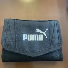 PUMA キッズ用 三つ折り財布 ブラック
