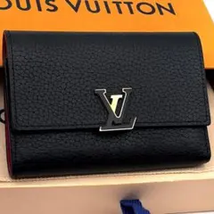 極美品】ルイヴィトン ポルトフォイユ カプシーヌ コンパクト 三つ折り
