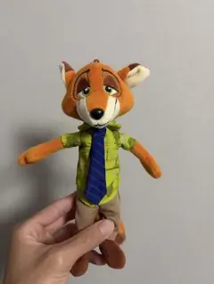 こむ様専用ニック・ワイルド ぬいぐるみバッジ