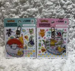 韓国ダイソー・ポケモン ウォーターキーリングデコレーション 2点まとめ売り