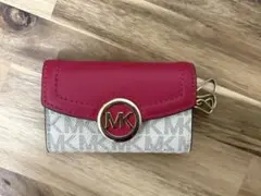 マイケルコース　キーケース　ピンク