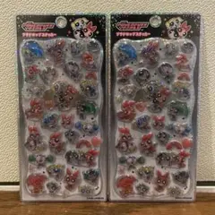 パワーパフガールズ　powerpuff girls プチドロップステッカー　2枚