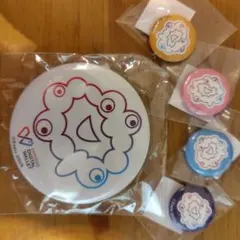 値下げ！ミャクミャク缶バッチ　ヤマトロイドシール　非売品