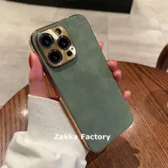 緑 iPhone 14 プロマックス ケース L カバー フィルム おしゃれ韓国