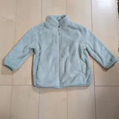 UNIQLO　フリースジャケット 90 淡いグリーン