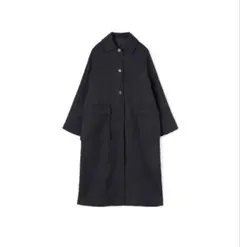 【値下げ】BACCA リネンナイロンヴィンテージギャバジン ステンカラーコート