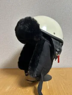 フライトキャップ　ボンバーキャップ　防寒　極暖　　ブラック