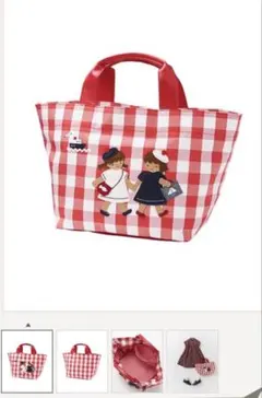 新品未使用ファミリア70周年限定ギンガムチェックトートバッグ