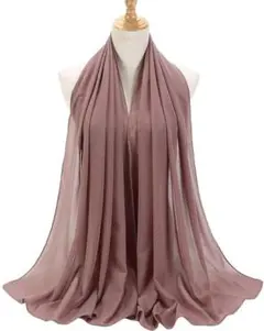 【最終値下げ】スカーフ レディース ストール オシャレ 紫 くすみピンク 無地