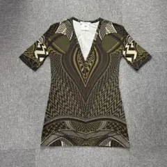 GIVENCHY サイケ総柄VネックT Gaultier系 JPG系 10SSのサムネイル