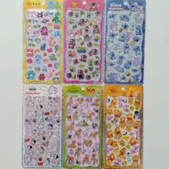 【正規品】プチドロップステッカー　ディズニー　ピクサー　6枚セット