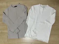 リブ長袖Tシャツ 2色セット
