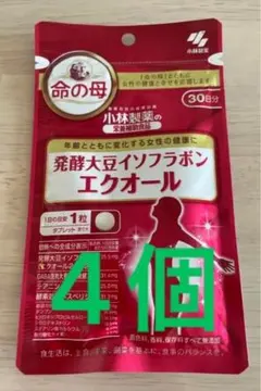 SALE 4個♪発酵大豆イソフラエクオール30日命の母☆小林製薬 - メルカリ