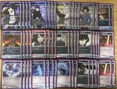 名探偵コナンカード 黒赤デッキ バーボン&ライ MR ジン ベルモット SR