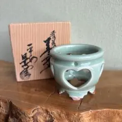 瑞山作 青磁 夜学 蓋置 茶道具 - メルカリ
