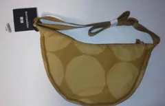 【新品未使用】ユニクロ　マリメッコ ラウンドミニショルダーバッグ　ベージュ