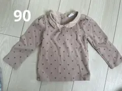 baby GAP ハート柄 長袖Tシャツ 90