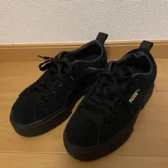 M*゜様 PUMA 厚底スニーカー　23cm スウェード生地
