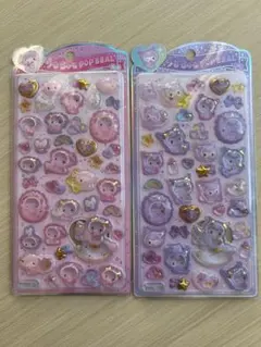 【正規品】うるちゅるポップシール♡ベビーマイメロ・ベビークロミ セット