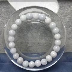 大粒♡和田玉 12mm ブレスレット男女兼用 ホワイト 高品質 - メルカリ