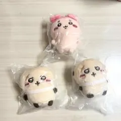 ちいかわ おすわりぬいぐるみ② 3点セット　古本屋　ラッコ