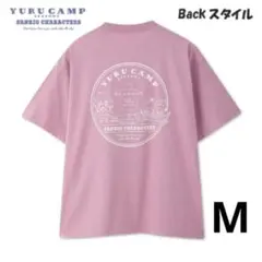 ゆるキャン△ サンリオキャラクターズ Tシャツ M ピンク(なでしこ)