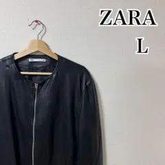 ［最安値価格］　ZARA ブラック　レザージャケット