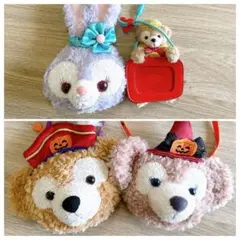 ディズニー　ダッフィー　シェリーメイ　ステラルー　パスケース　ポシェット