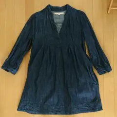 【値下げ】デニムワンピース シャツワンピース
