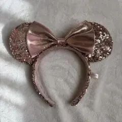 ミニーちゃんカチューシャ ローズゴールド
