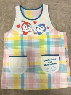保育士 アンパンマン ドキンちゃんとコキンちゃん エプロン