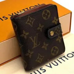 SS級！極美品】ルイヴィトン モノグラム コンパクトジップ 二つ折り