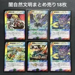 デュエルマスターズ　闇自然文明まとめ売り18枚