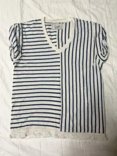 Laula Petit Couture ストライプTシャツのサムネイル