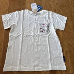 地図柄ポケット付きホワイトTシャツのサムネイル